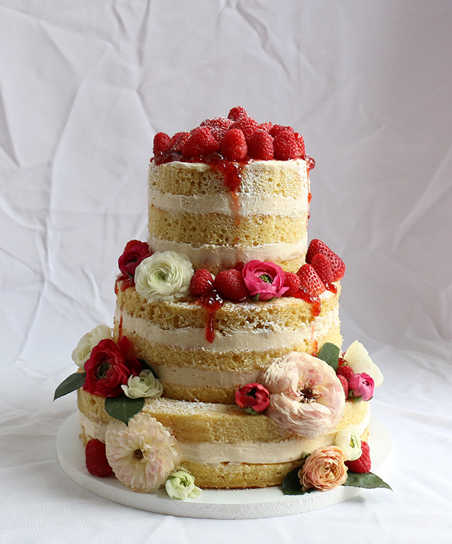 A Naked Cake with Currants - Alana Jones-Mann
